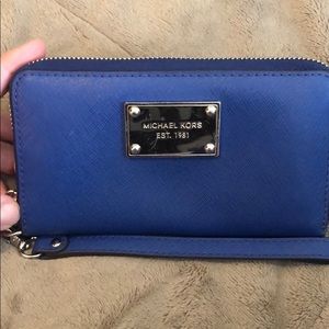 Michael Kors Blue Wallet